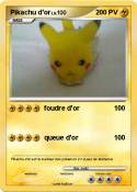 Pikachu d'or