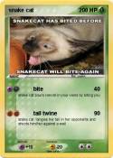 snake cat