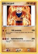 goku ssj god!