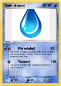 Water druppel