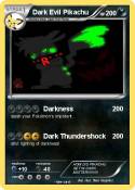 Dark Evil Pikac