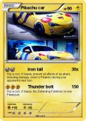 Pikachu car