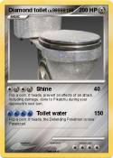 Diamond toilet