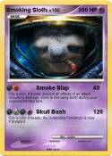 Smoking Sloth