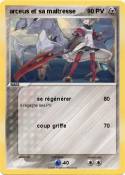 arceus et sa