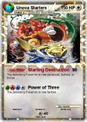 Unova Starters