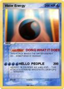 Water Energy
