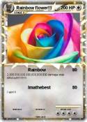 Rainbow flower!
