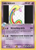 Lady rainicorn