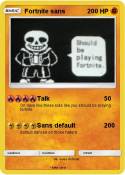 Fortnite sans