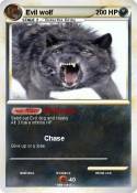 Evil wolf
