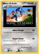 Mario VS Sonic