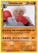 boksende oma