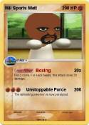 Wii Sports Matt