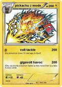 pickachu z mode