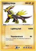 Lighting dialga