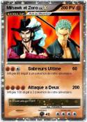 Mihawk et Zoro