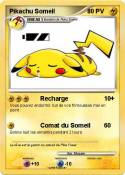 Pikachu Someil