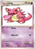Licking