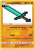 enchanted sword