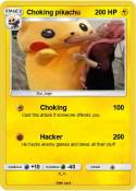 Choking pikachu