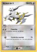 Arceus niv X