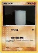 toilet paper