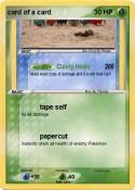 card of a card