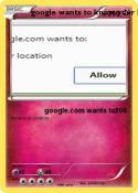 google wants