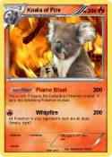 Koala of Fire