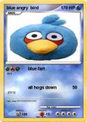blue angry bird