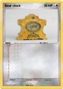 Bear clock