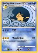 Surfing Pikachu