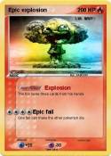 Epic explosion