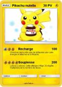 Pikachu nutella