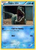 Raptor blue