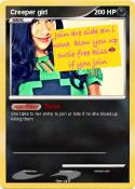 Creeper girl