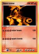 flame runner