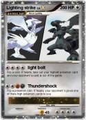 Lighting strike