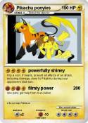 Pikachu ponyies