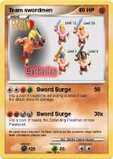 Team swordmen