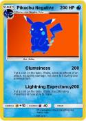 Pikachu Negativ