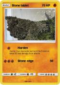 Stone tablet