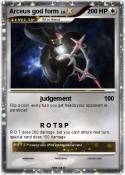 Arceus god form