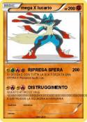 mega X lucario