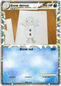 Snow demon