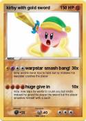 kirby with gold
