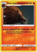 Roter Wolf Cham
