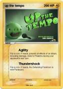 up the tempo
