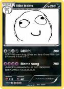 I liiike trains